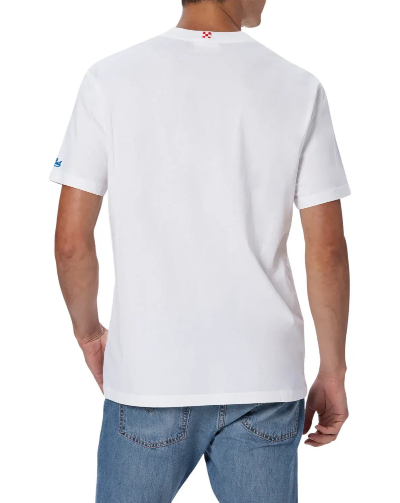Camiseta MC2 Saint Barth "snoopy padel club portofino" POT0001 02498L 01N EMB MC2 SAINT BARTH 