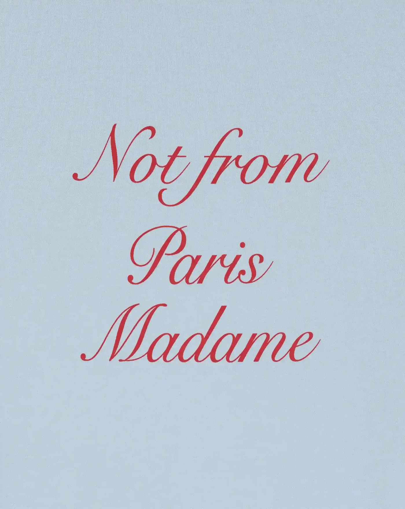 Camiseta Drole de Monsieur Le T-shirt Slogan Calligraphy K-TS209 CO002LBE DROLE DE MONSIEUR 