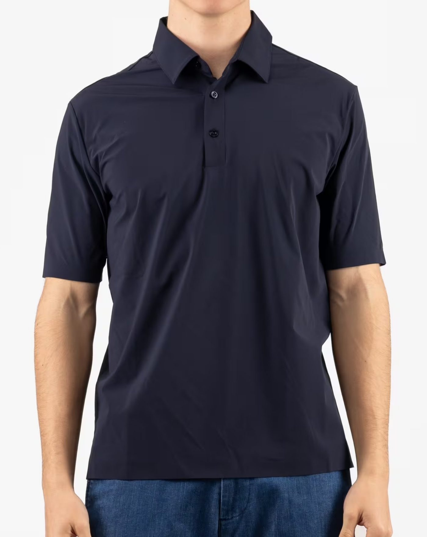 Polo Herno Mens Knitted polo shirt JPL00138U 12509S9200 HERNO 