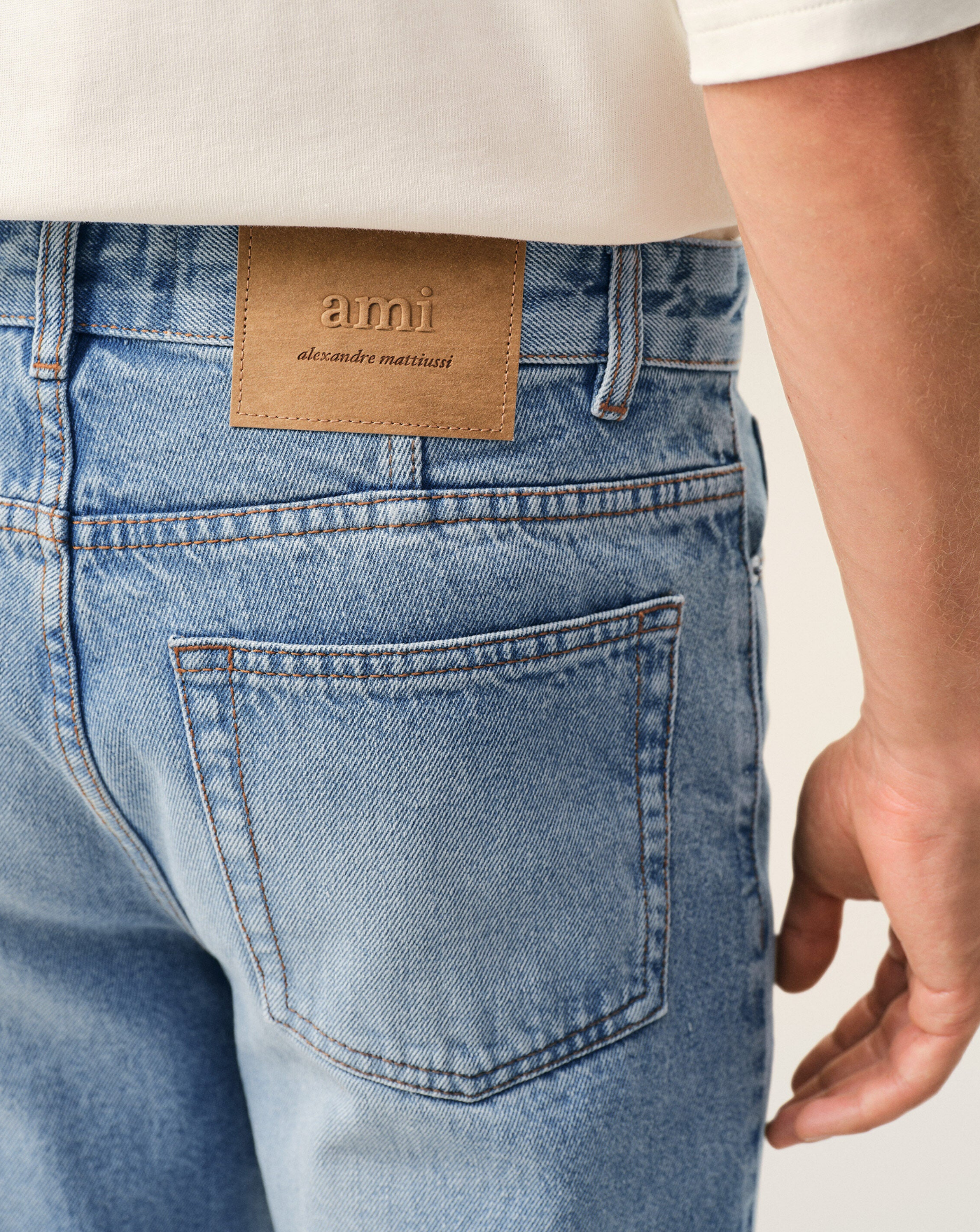 Denim Ami Paris Tapered HTR103DE0046 480 AMI PARIS 