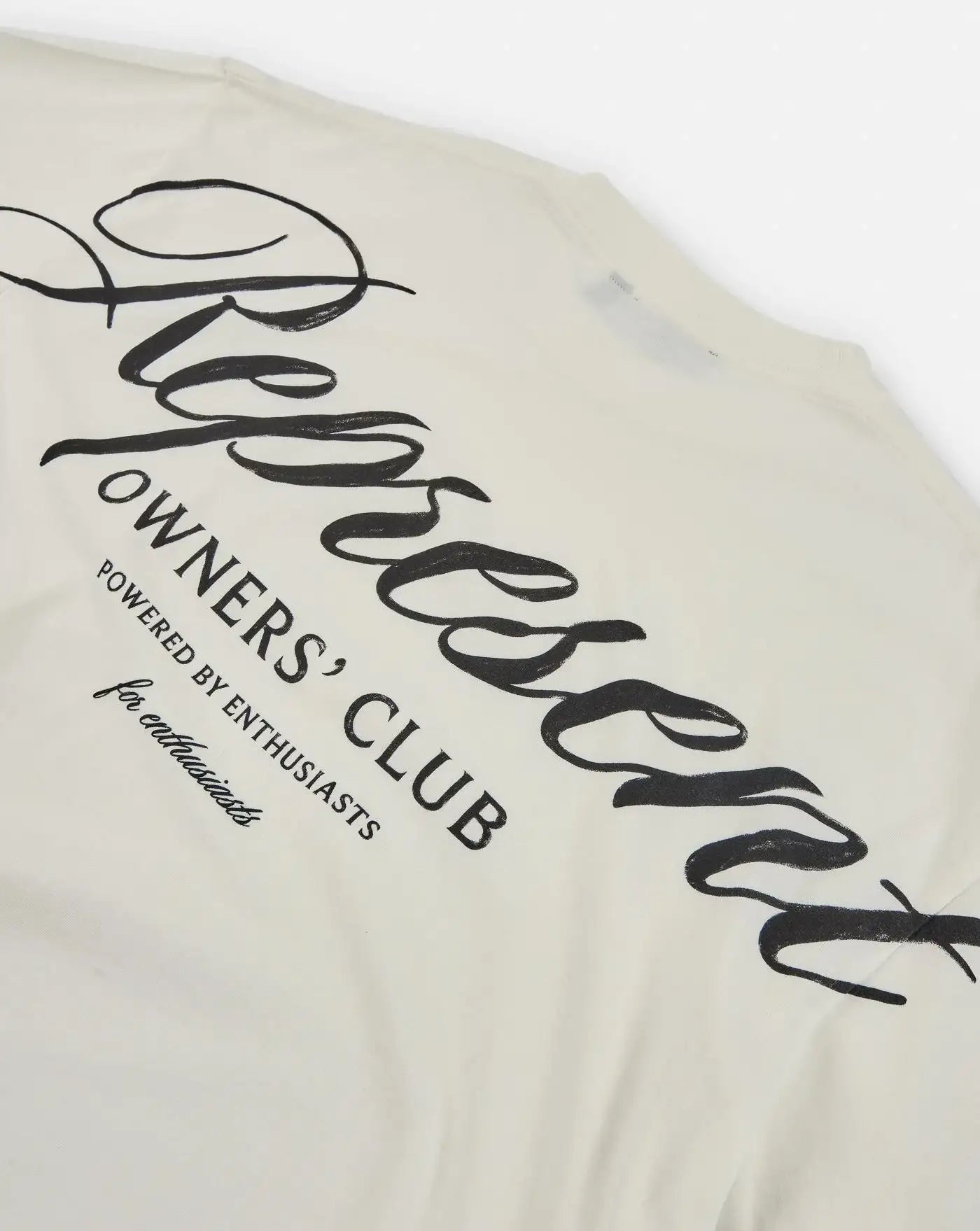 Camiseta Represent Owners Club Script OCM41201 072FLAT WHITE REPRESENT 