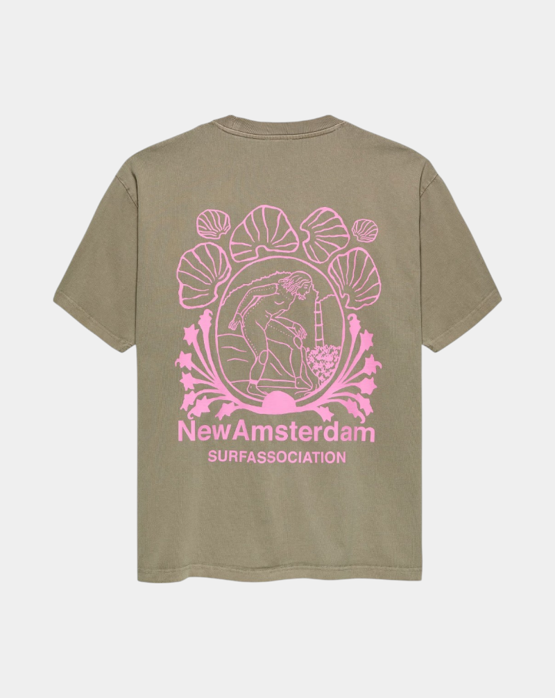 Camiseta New Amsterdam Lost Surfer Tee 2502066001 TAUPE NEW AMSTERDAM 