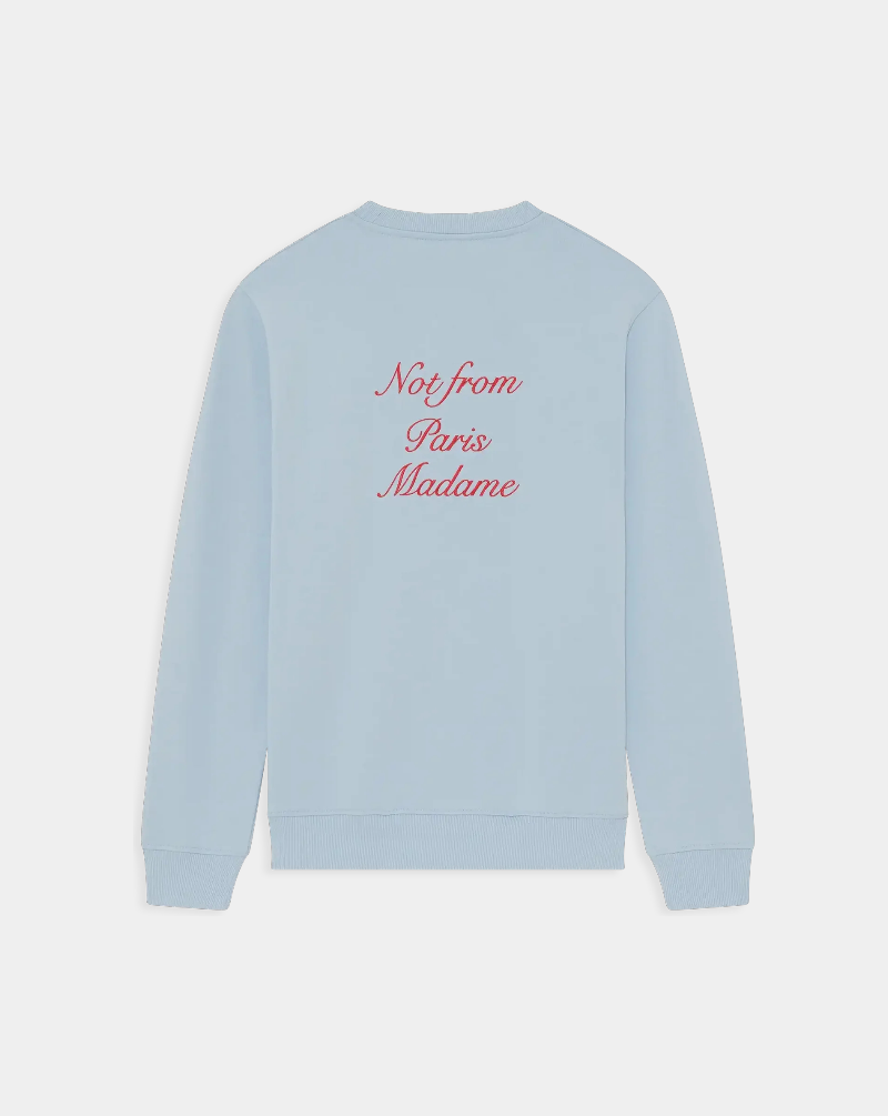 Sudadera Drole de Monsieur Slogan Calligraphy K-SW157 CO127LBE DROLE DE MONSIEUR 