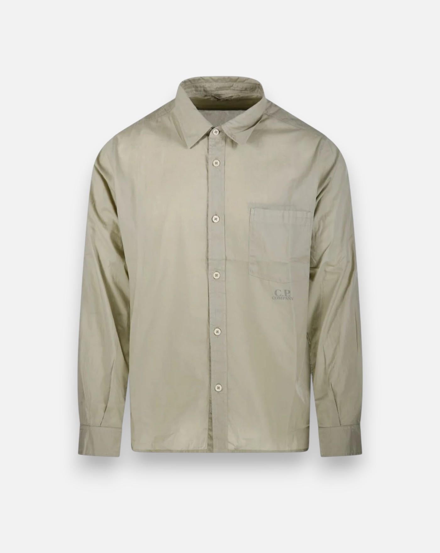 Camisa C.P. Company Long Sleeve 20CMSH225A110349G 610 MOSS GRAY C.P. COMPANY 