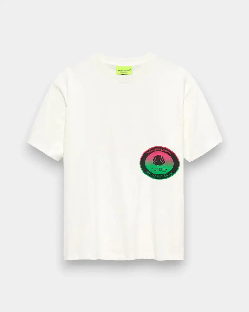 Camiseta New Amsterdam Surf Centre 2601077002 WASHED WHITE NEW AMSTERDAM 