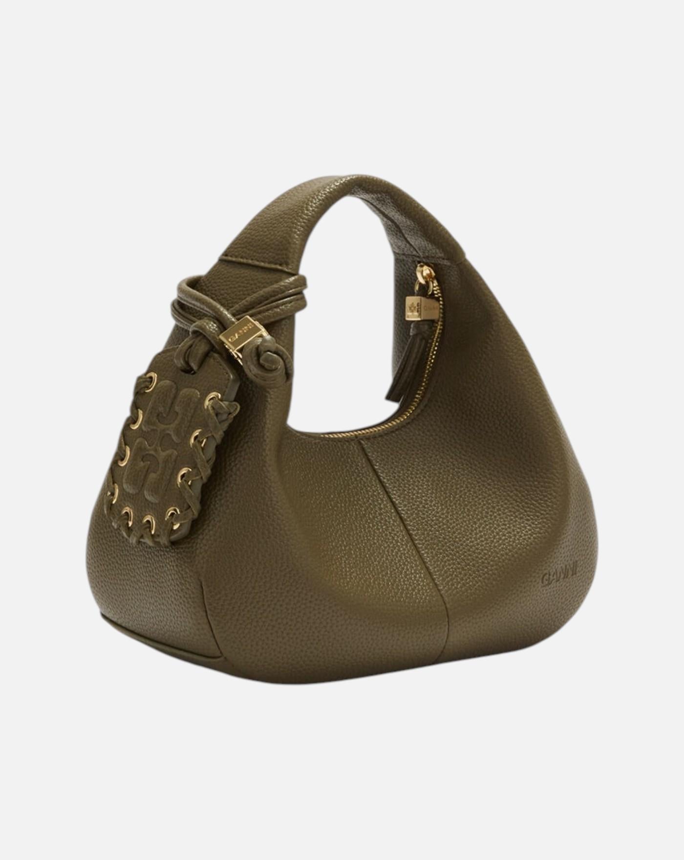 Bolso Ganni Hobo Mini Grained<BR/> C1040003 838 GANNI 