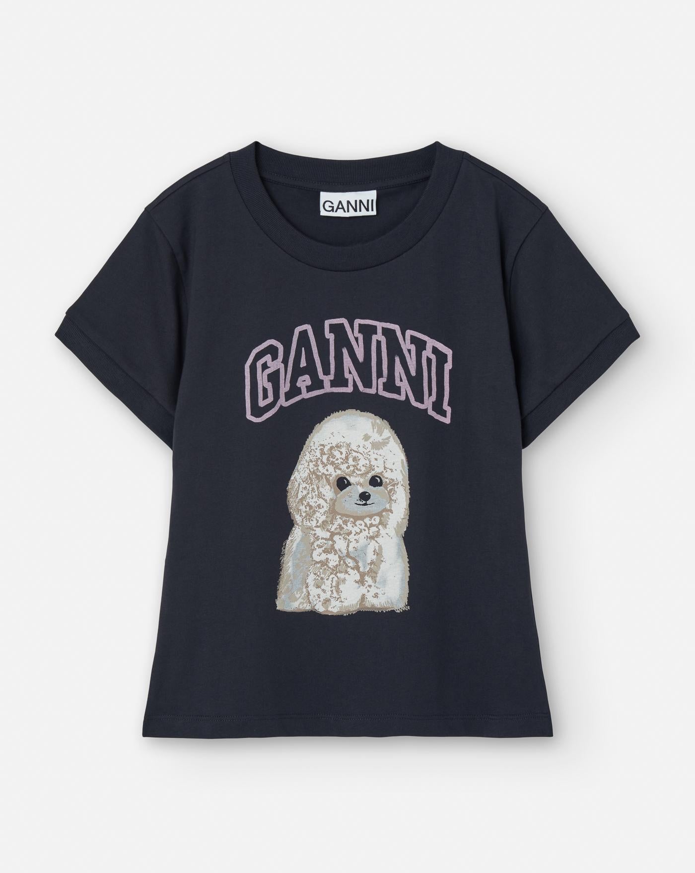 Camiseta Ganni Poodle Baby T4239 252 GANNI 