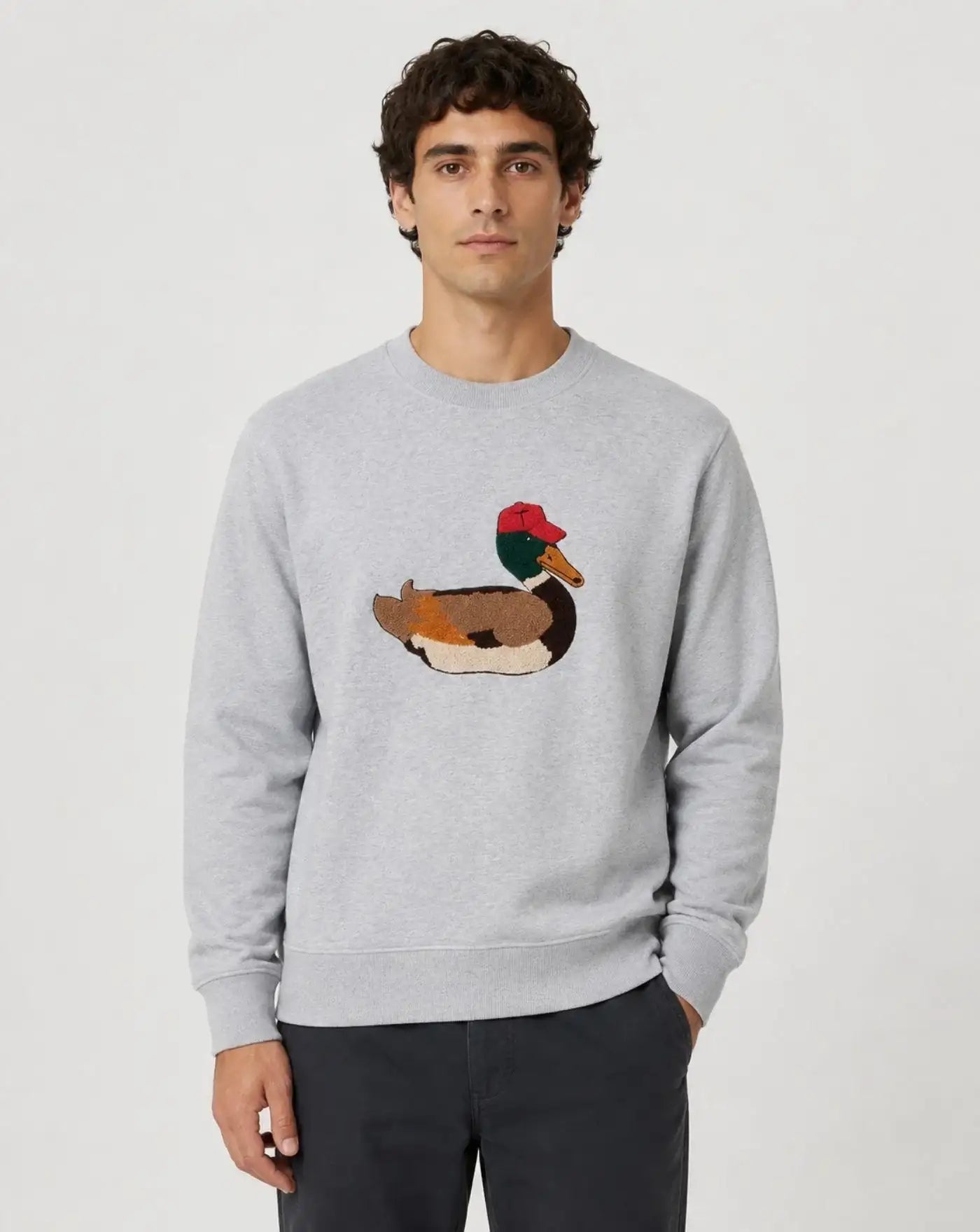 Sudadera Edmmond Duck Hunt 3264001840 PLAIN GREY MELANGE EDMMOND 