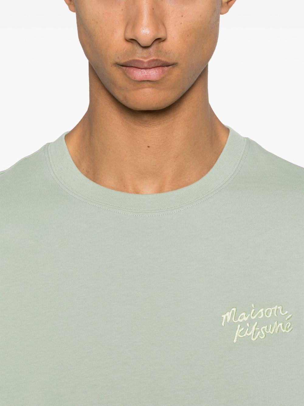 Camiseta Maison Kitsuné Handwritting OM00123KJ0119 0078 MAISON KITSUNE 