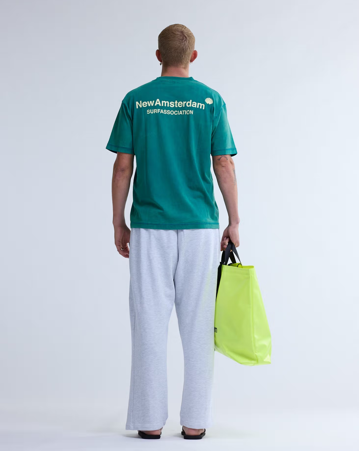 Camiseta New Amsterdam LogoTtee Sea 2601064002 GREEN/BUTTER YELLOW NEW AMSTERDAM 