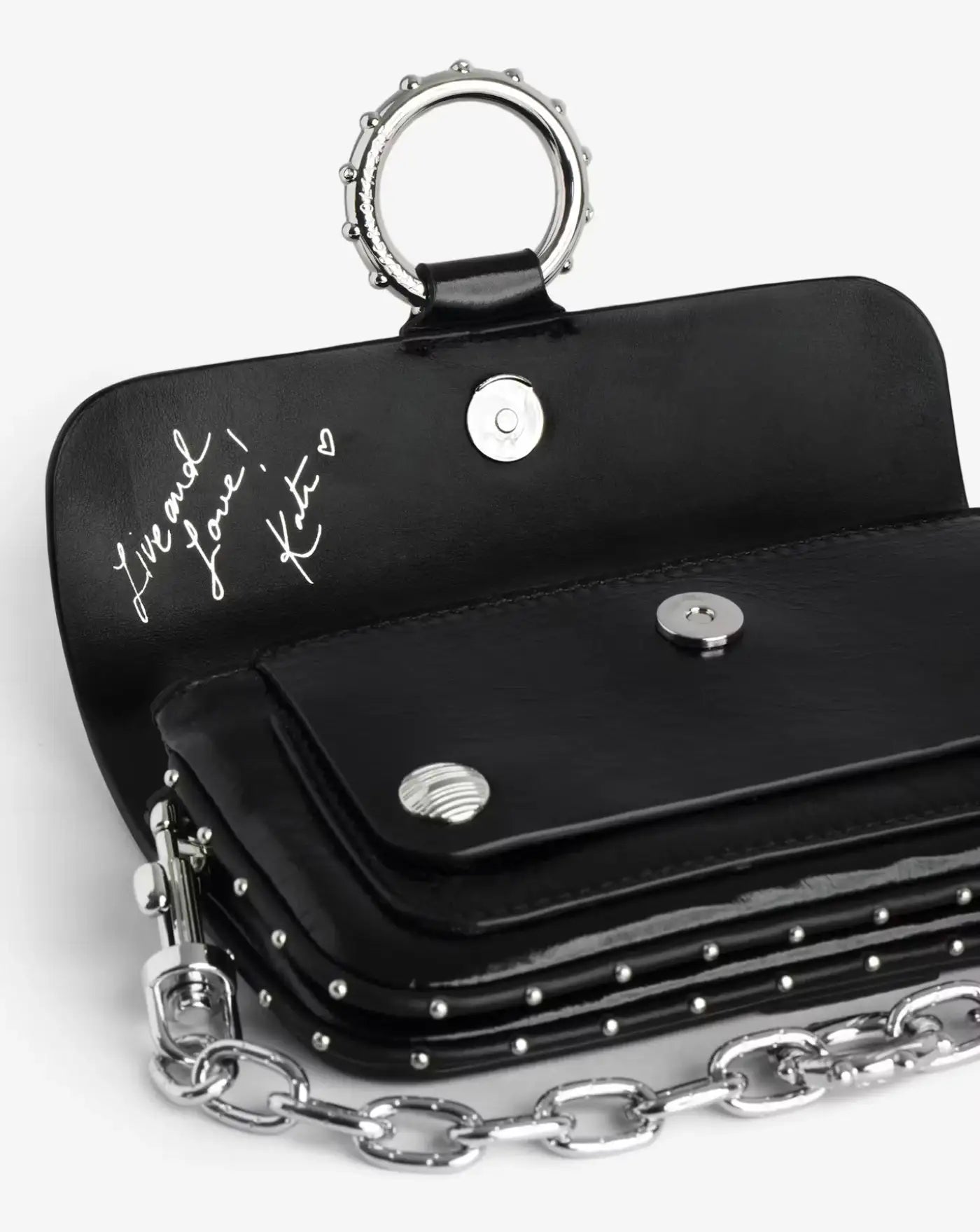 Bolso Zadig & Voltaire Kate Wallet Vintage Patent LWBA03910 011 ZADIG & VOLTAIRE 