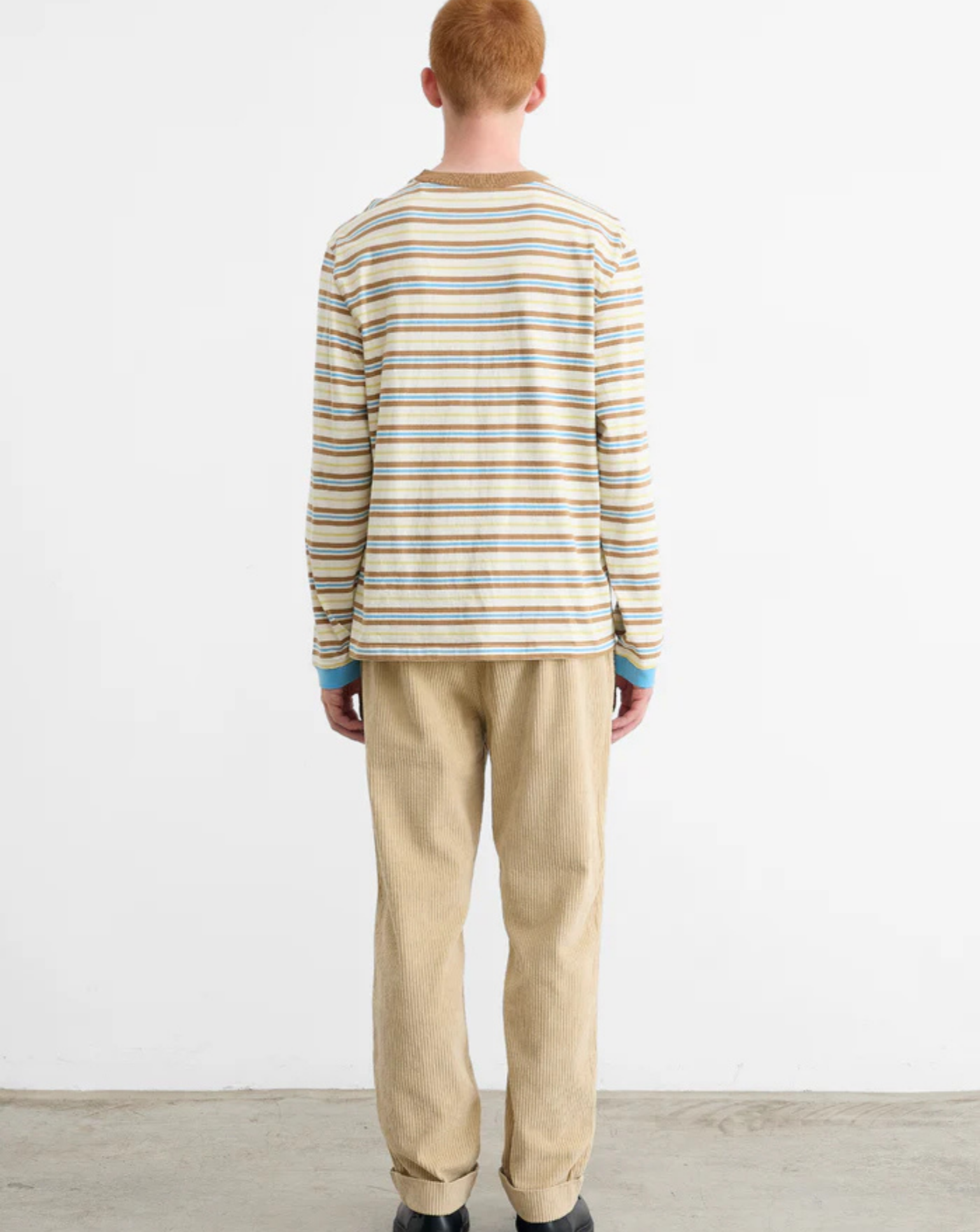 Camiseta Edmmond Logo Stripes 3253003010 PLAIN OFF WHITE EDMMOND 