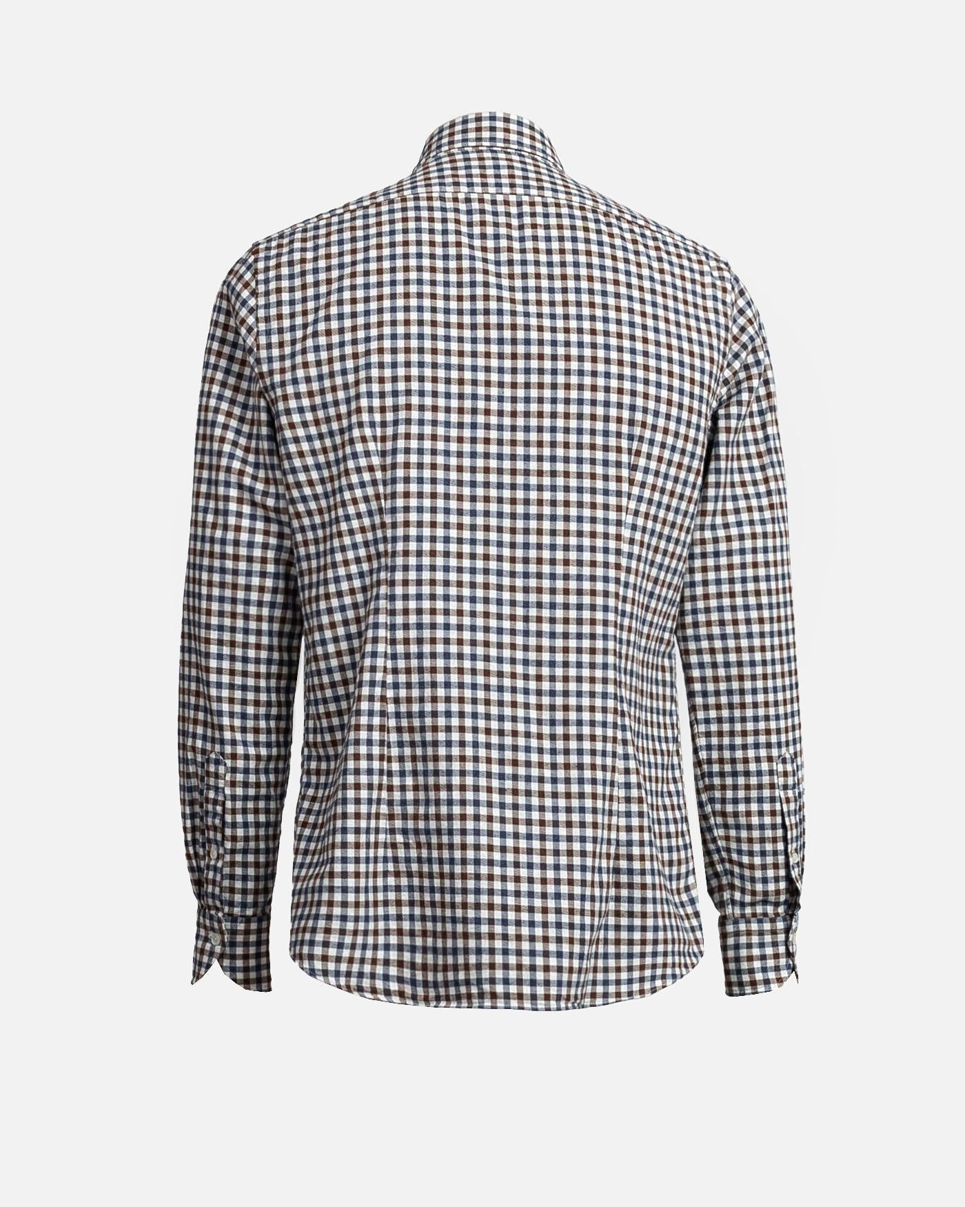 Camisa Xacus Washed 51345.001 768MLBROWN/BLUE/WHITE XACUS 