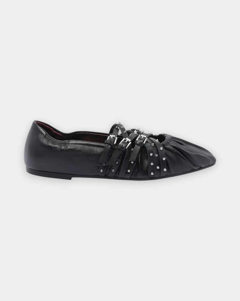 Zapatos Ash Brendah Nappa Foulard BRENDAH03 BLACK ASH 