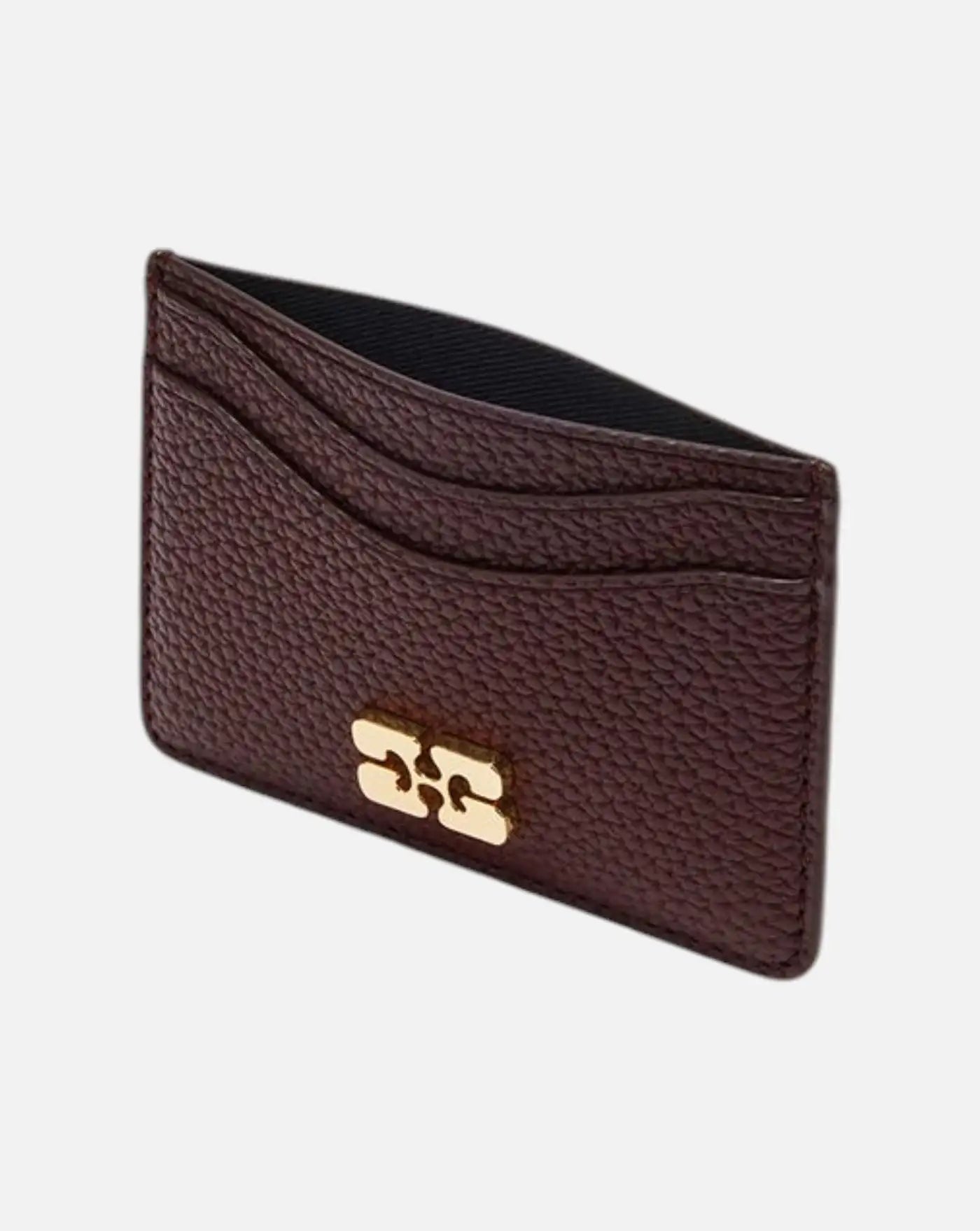 Cartera Ganni Card Holder Grained A7276 979 GANNI 