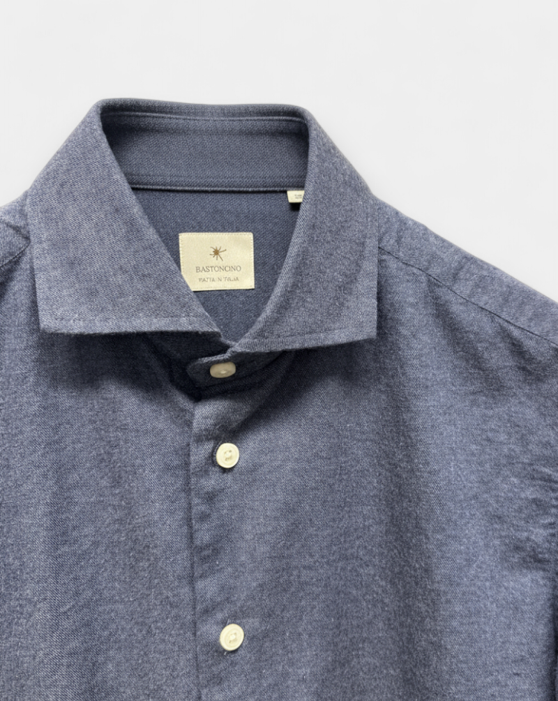 Camisa Bastoncino Franela B1726/8 INDIGO BASTONCINO 