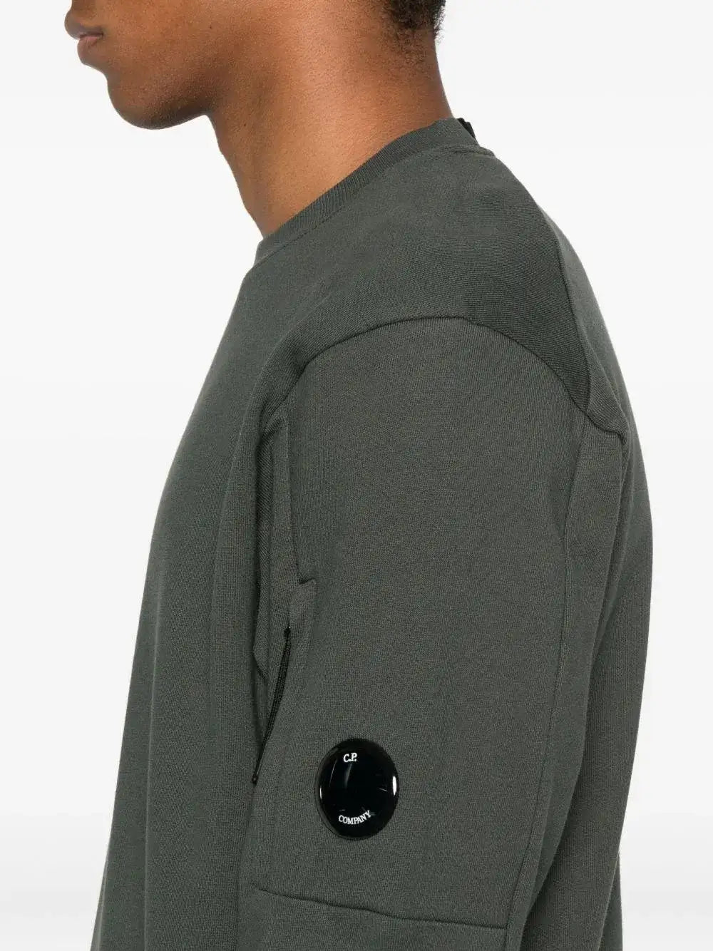 Sudadera C.P. Company Crewneck in Diagonal Raised Fleece 19CMSS713A005086W 978 C.P. COMPANY 