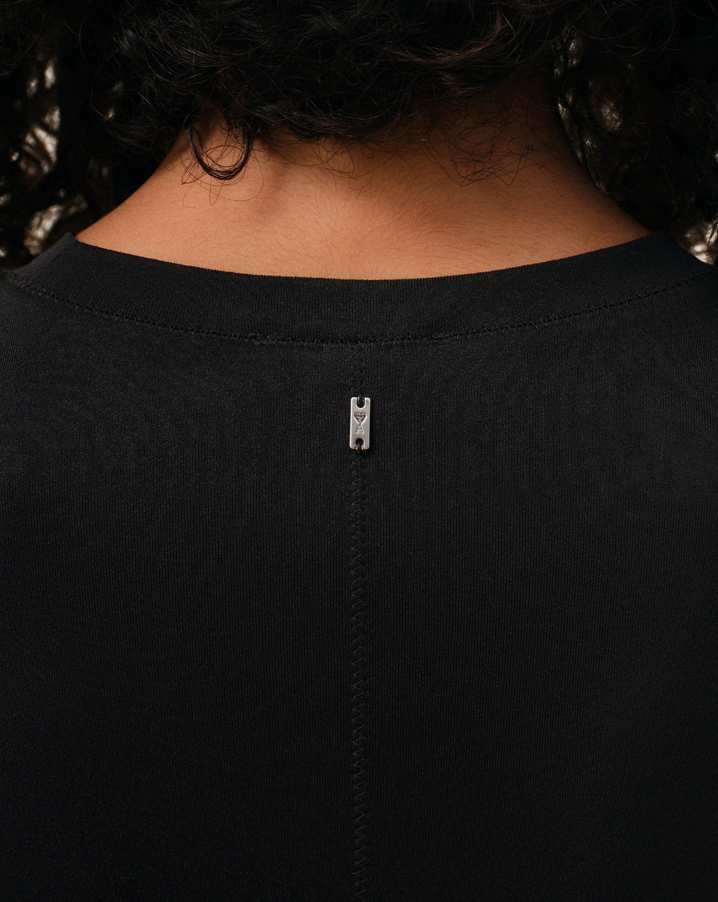 Vestido Ami Paris Sleevelees Fitted Long FDR648JE0223 001 AMI PARIS 