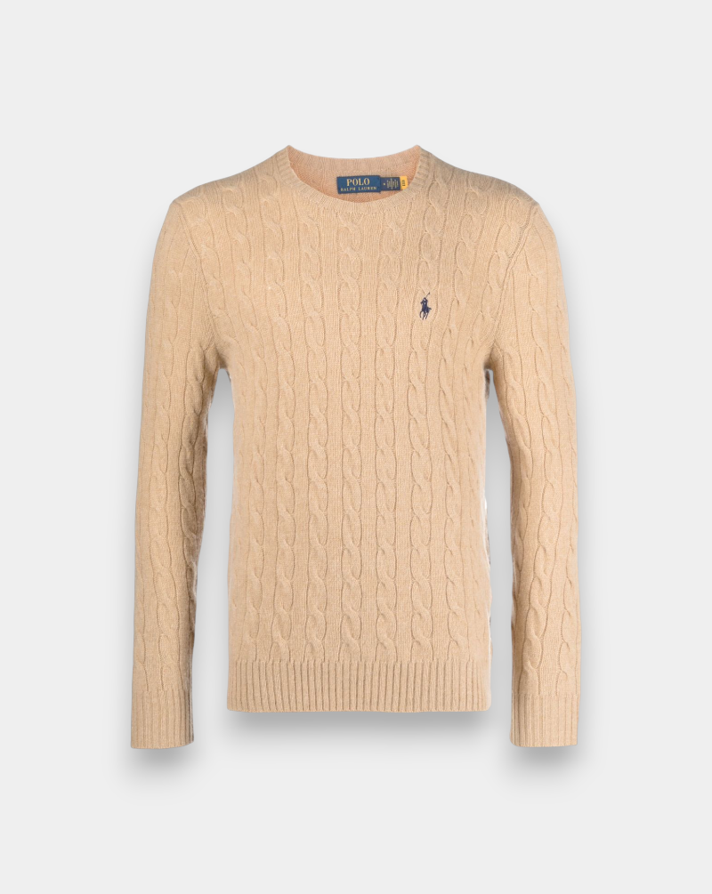 Jersey Polo Ralph Lauren Ochos 710876762009 CAMEL MELANGE POLO RALPH LAUREN 