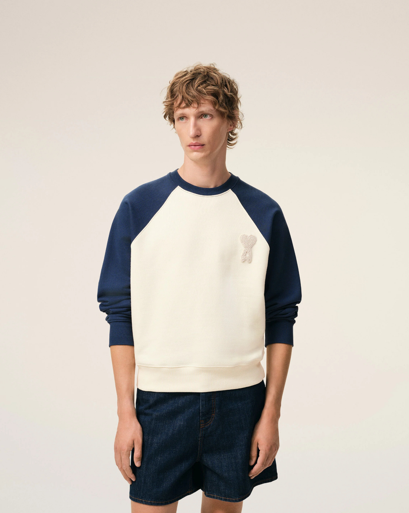 Sudadera Ami Paris Bicolor USW781747 A027 AMI PARIS 