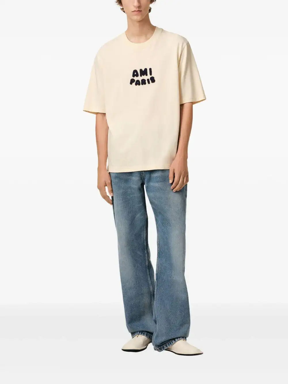 Camiseta Ami Paris Logo UTS075726 136 AMI PARIS 