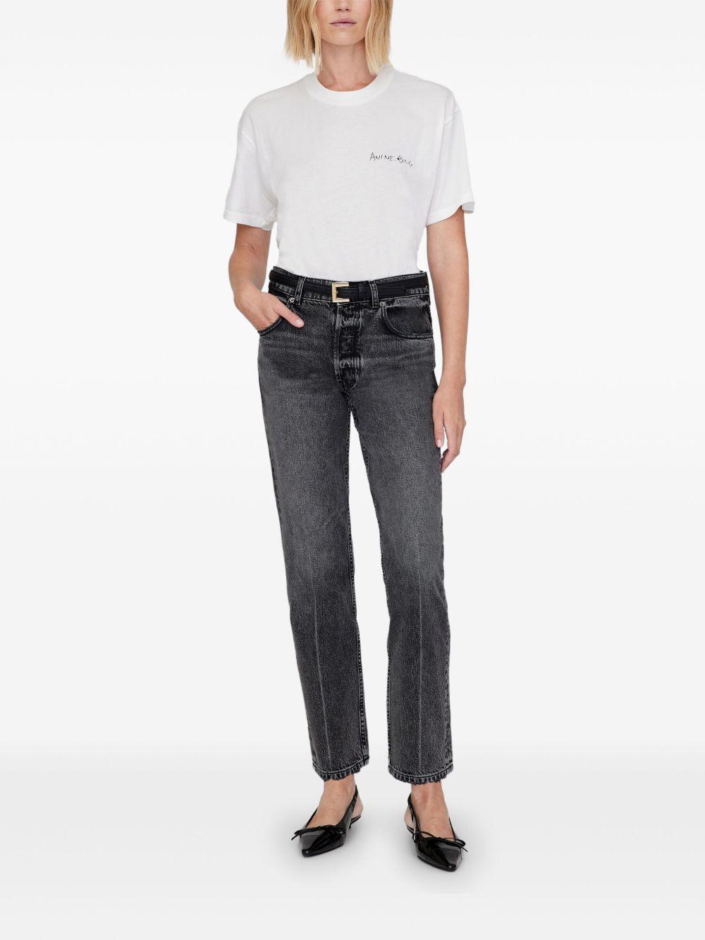 Camiseta Anine Bing Walker Tee Lyrics A0810771IVY1 IVORY ANINE BING 