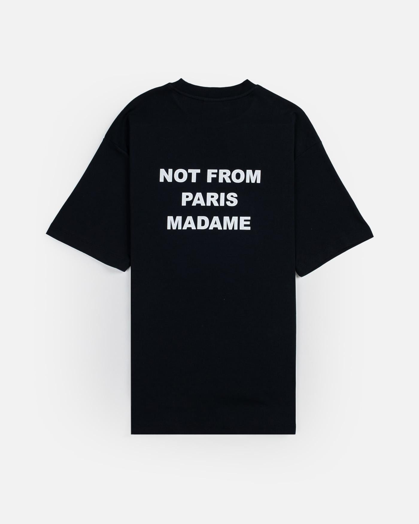 Camiseta Drole de Monsieur Le T-Shirt Slogan TS203 CO002 BL DROLE DE MONSIEUR 