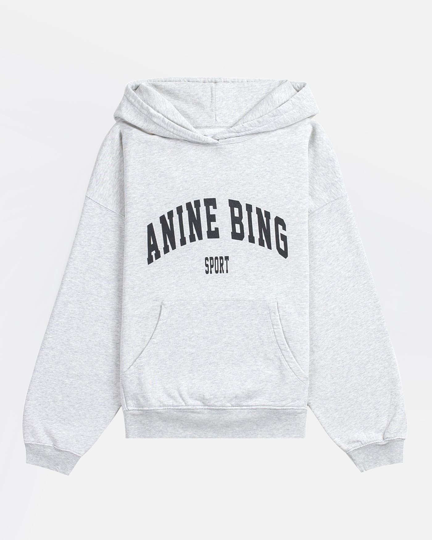 Sudadera Anine Bing Harvey S085185030 GREY MELANGE ANINE BING 