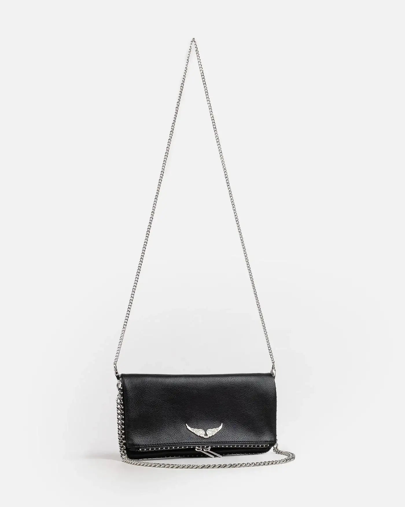 Bolso Zadig & Voltaire Rock Grained Leather + Studs LWBA00002 NOIR 001 ZADIG & VOLTAIRE 