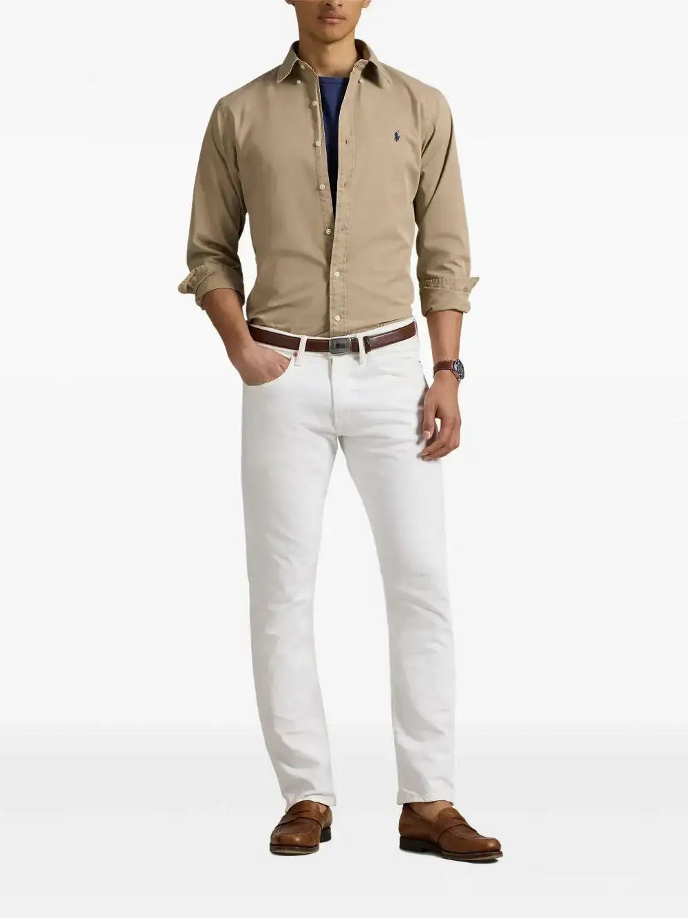 Camisa Polo Ralph Lauren Basic 710937993011 SURREY TAN POLO RALPH LAUREN 