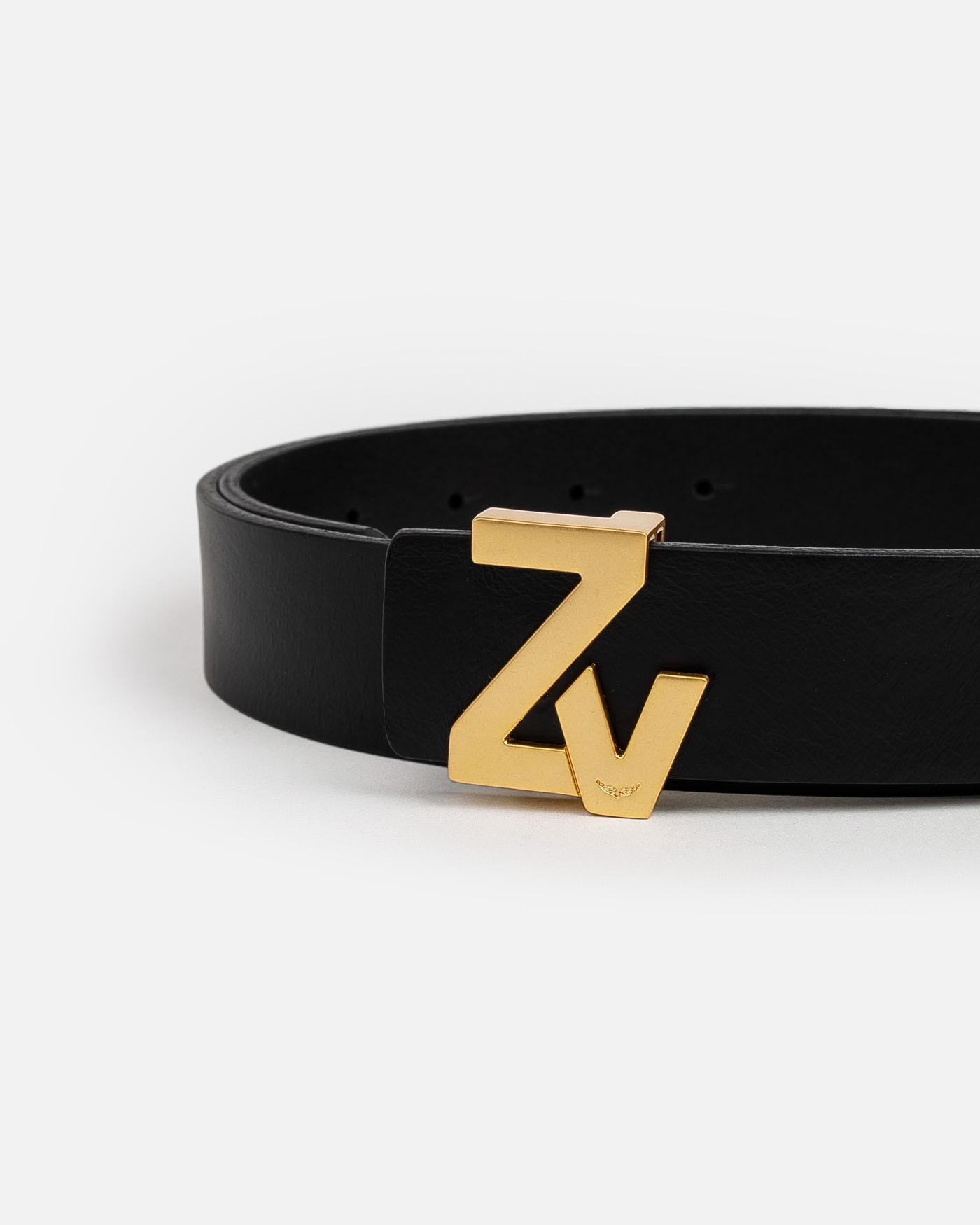 Cartera Zadig & Voltaire Zv Initiale la Belt 30mm LWBT00003 001 ZADIG & VOLTAIRE 