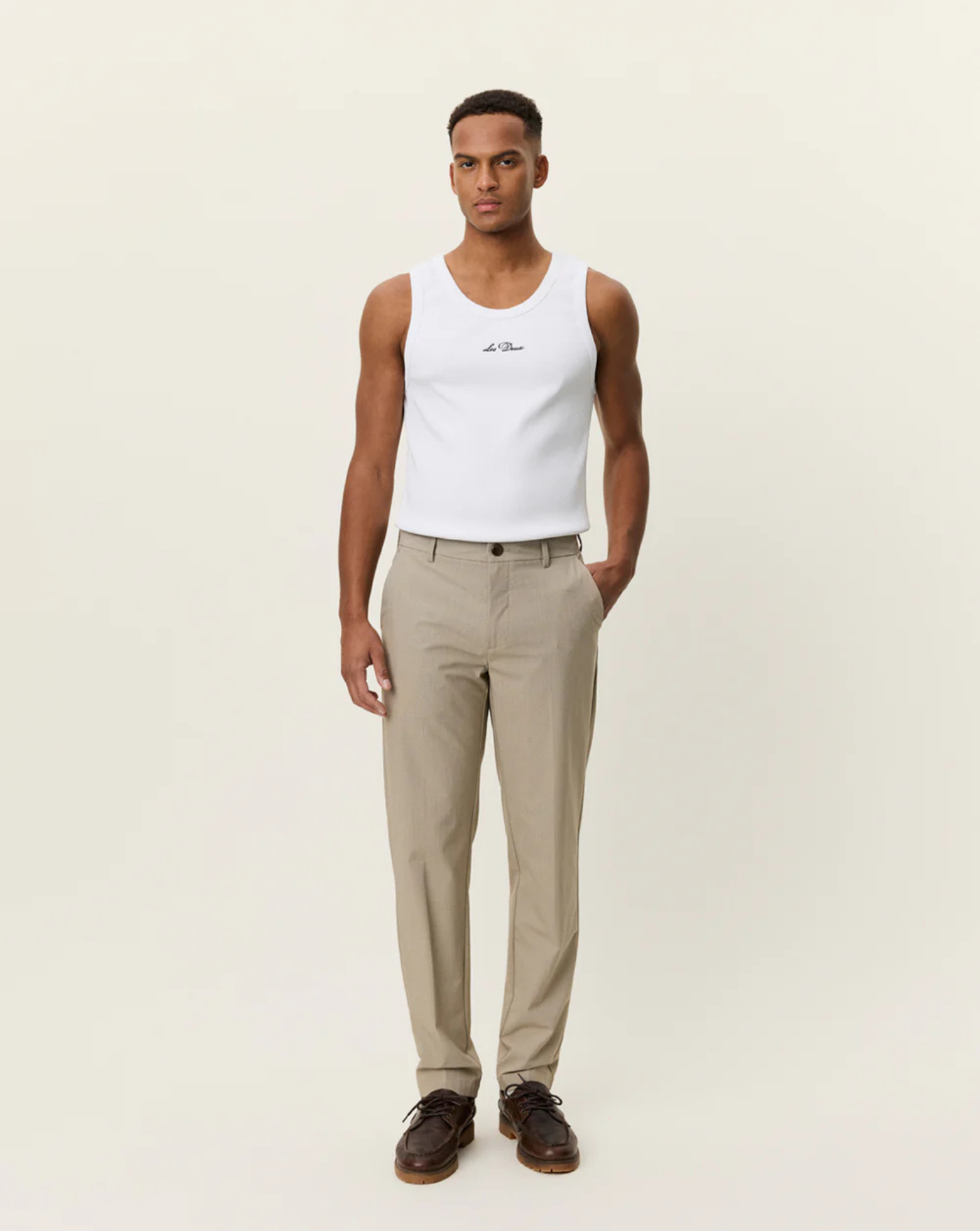 Pantalon Les Deux Como Reg Mini Check Pants 1001322 810 LES DEUX 