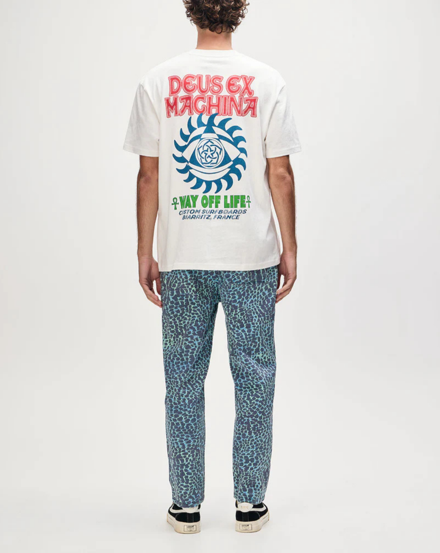 Camiseta Deus Ex Machina Crank DMF251220B VINTAGE WHITE DEUS EX MACHINA 