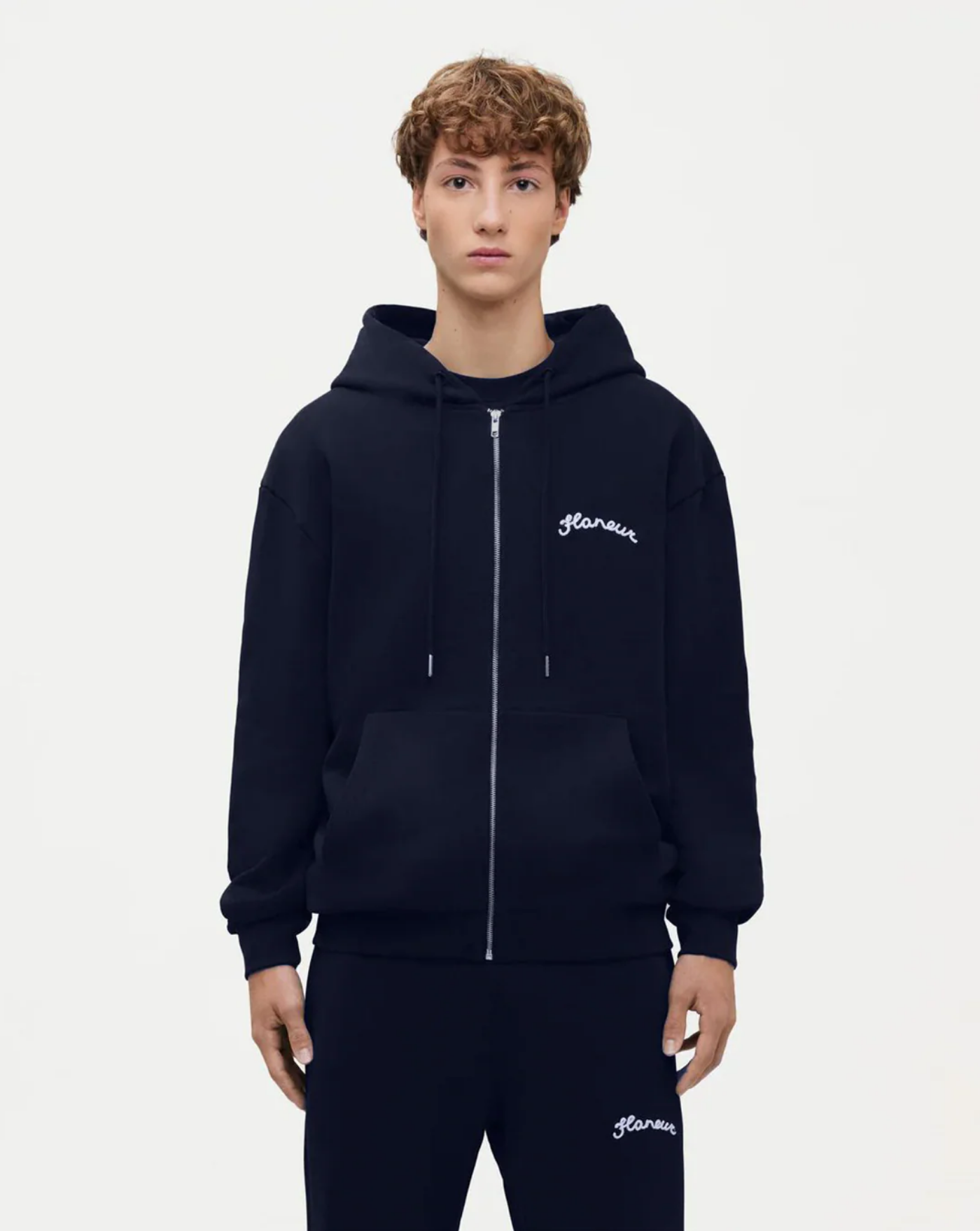 Sudadera Flaneur Signature Zip-Up Hoodie FZIP197 788 FLANEUR 