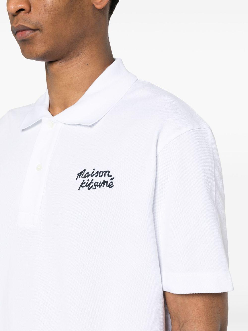 Polo Maison Kitsuné Handwritting MM00201KJ7010 M186 MAISON KITSUNE 