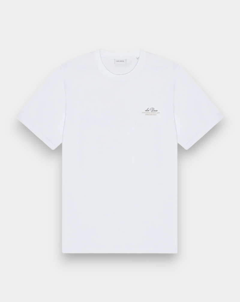 Camiseta Les Deux Ben Globe T-Shirt<BR/><BR/> 1001476 201 LES DEUX 