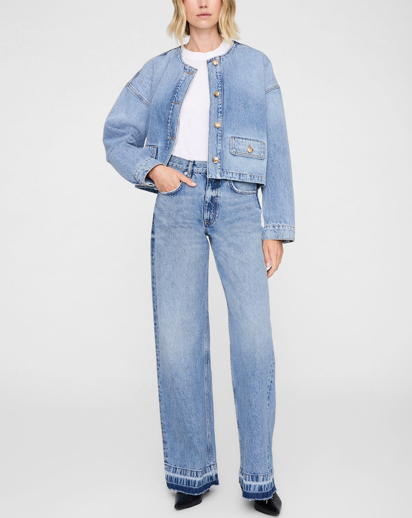 Denim Anine Bing Lewis A0611592WHD33  ANINE BING 