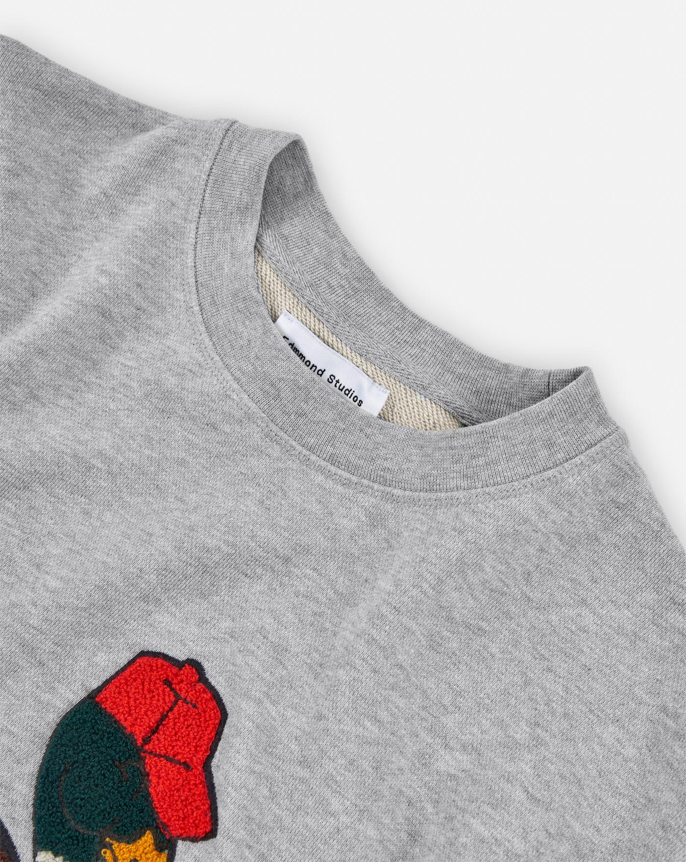 Sudadera Edmmond Studios Duck Hunt 1254001840 PLAIN GREY MELANGE EDMMOND 