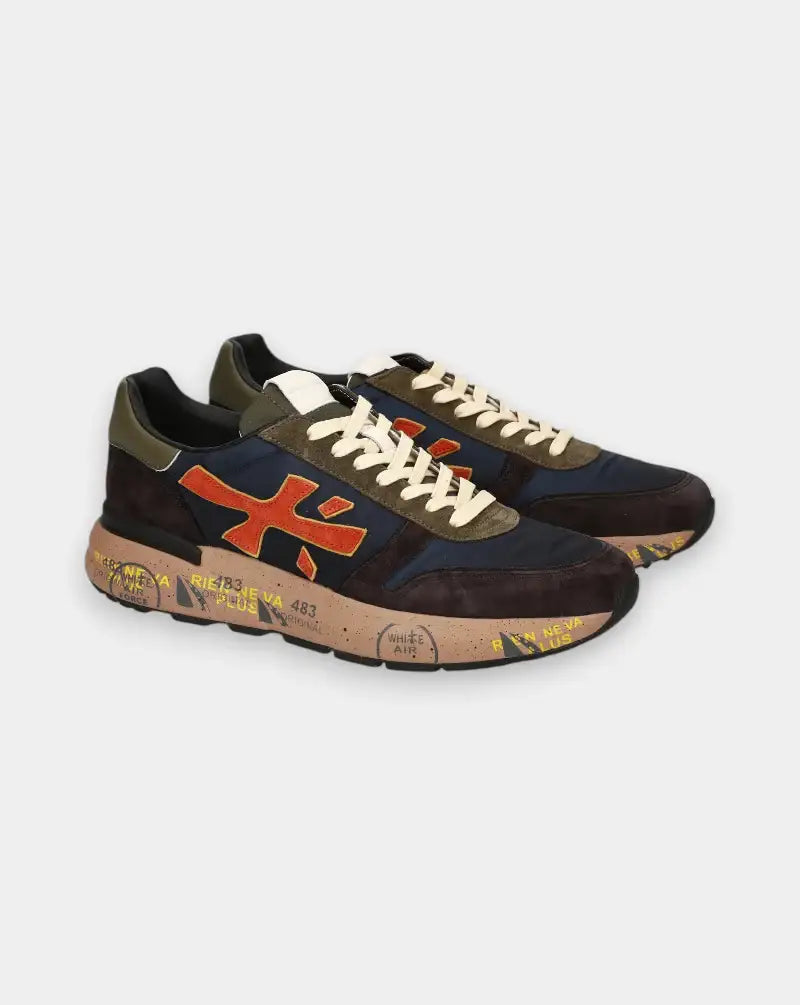 Zapatillas Premiata Mick 7721 MICK 7721 BROWN/BLUE PREMIATA 