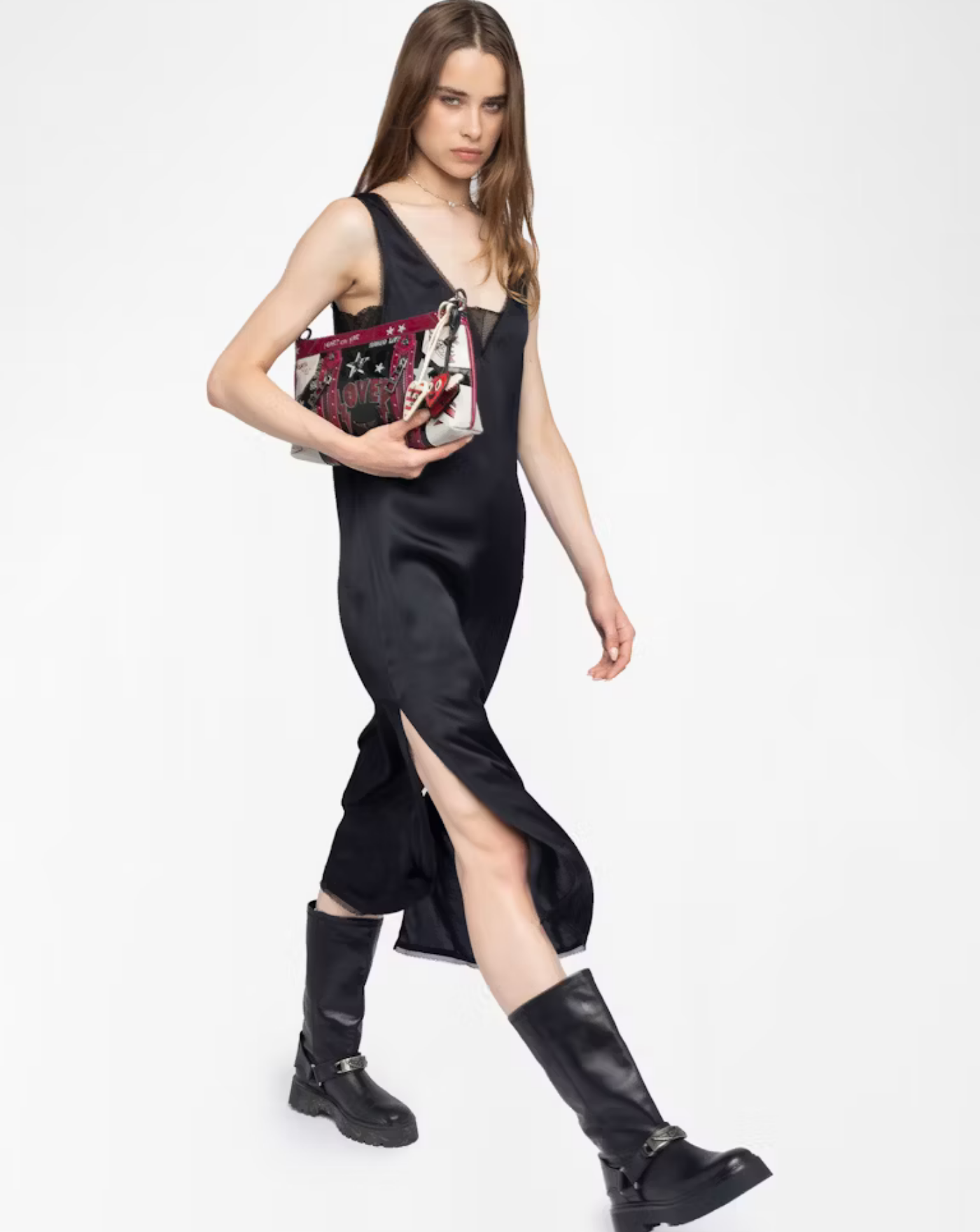 Vestido Zadig & Voltaire Renzo Satin WWDR02556 011 ZADIG & VOLTAIRE 