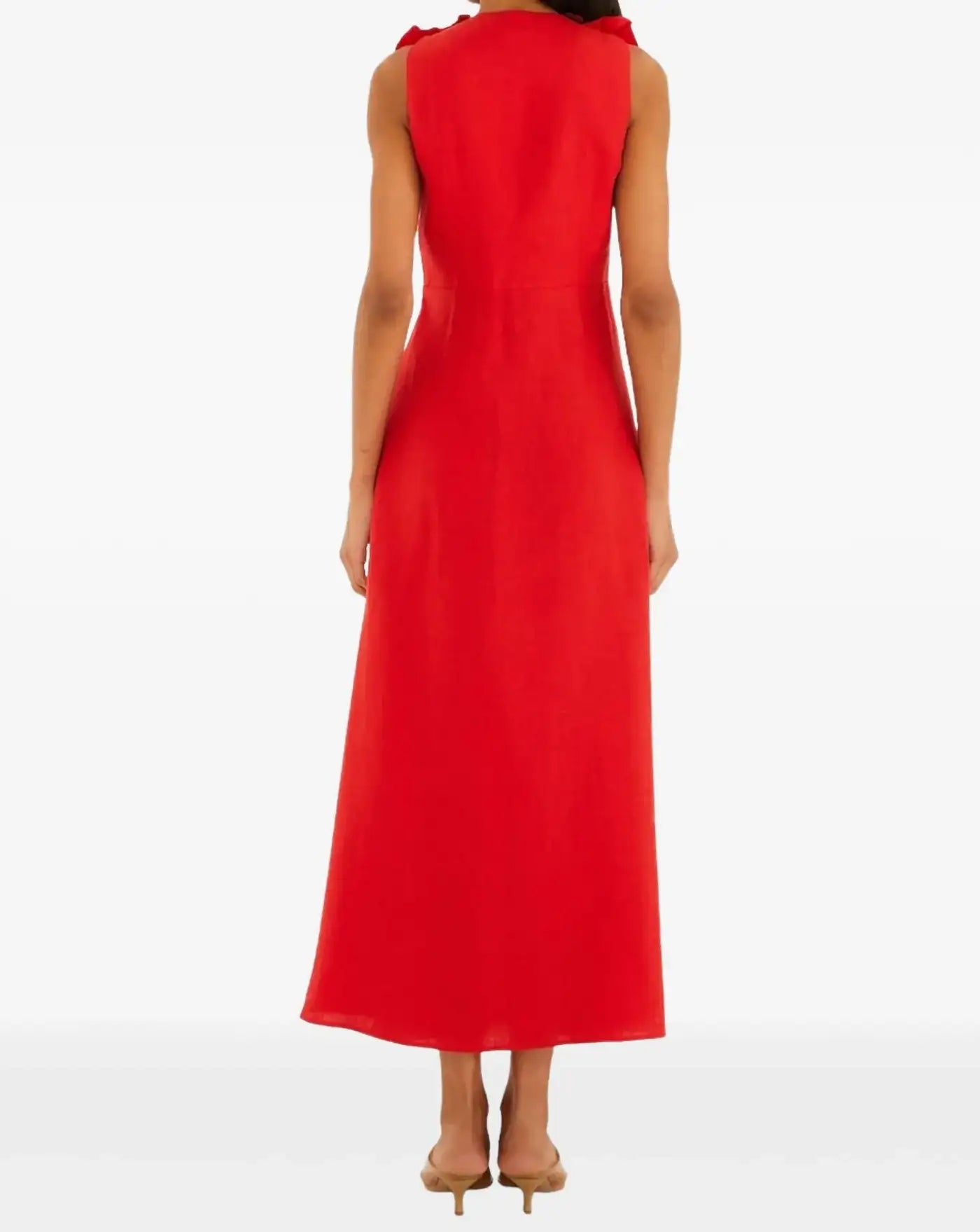 Vestido Farm Rio Rred Sleveless Midi Dress 347760 L0028 FARM RIO 