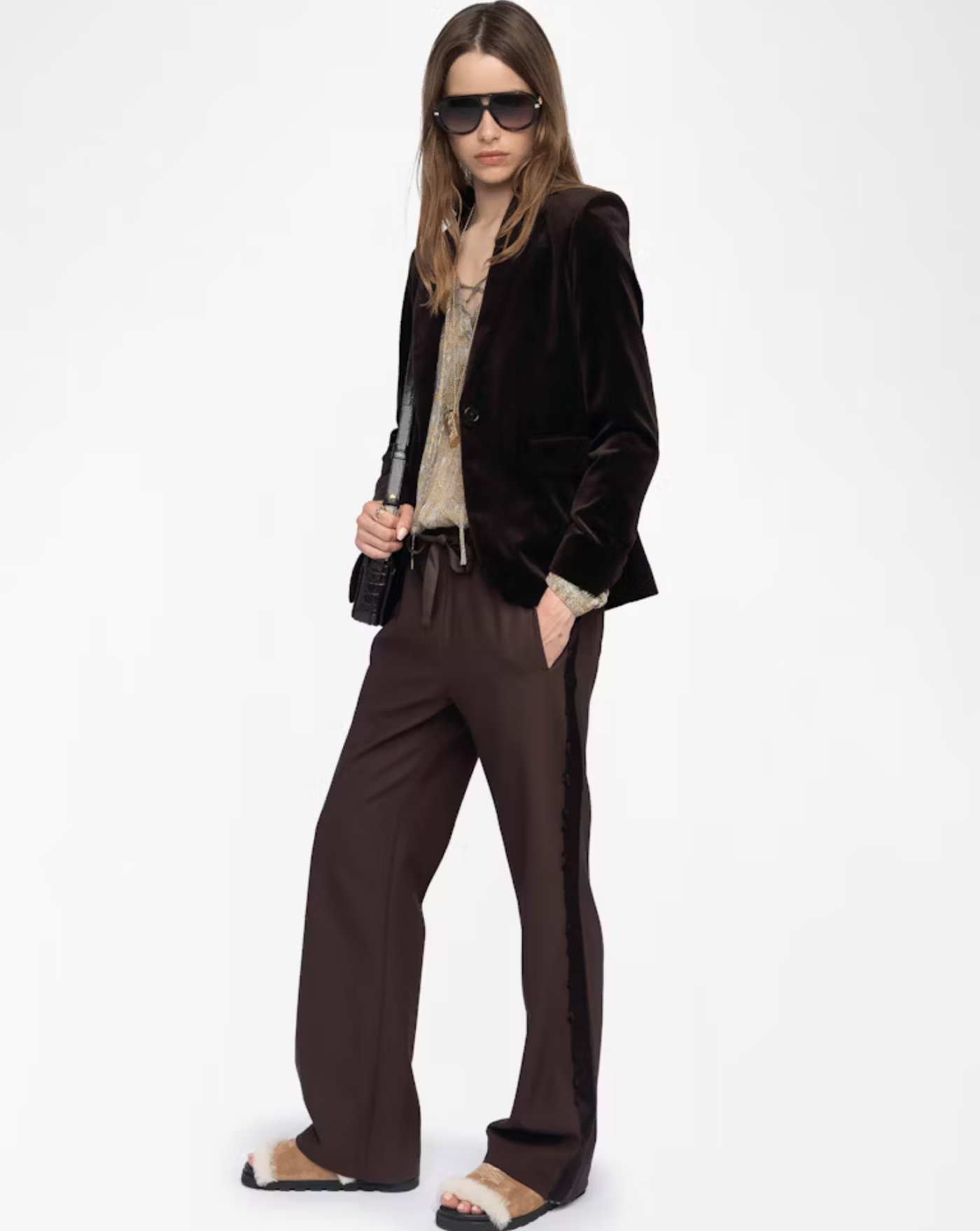 Pantalon Zadig & Voltaire Poma Tailleur WWPA01878 213 ZADIG & VOLTAIRE 