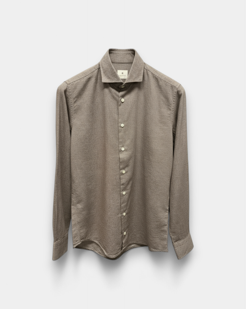Camisa Bastoncino Franela B1726/3 BROWN BASTONCINO 