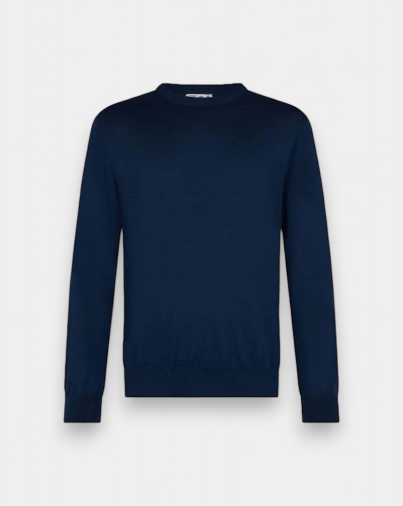 Jersey Mc2 Saint Barth Regent Merino REGE013 00063I 62 NIGHT BLUE MC2 SAINT BARTH 