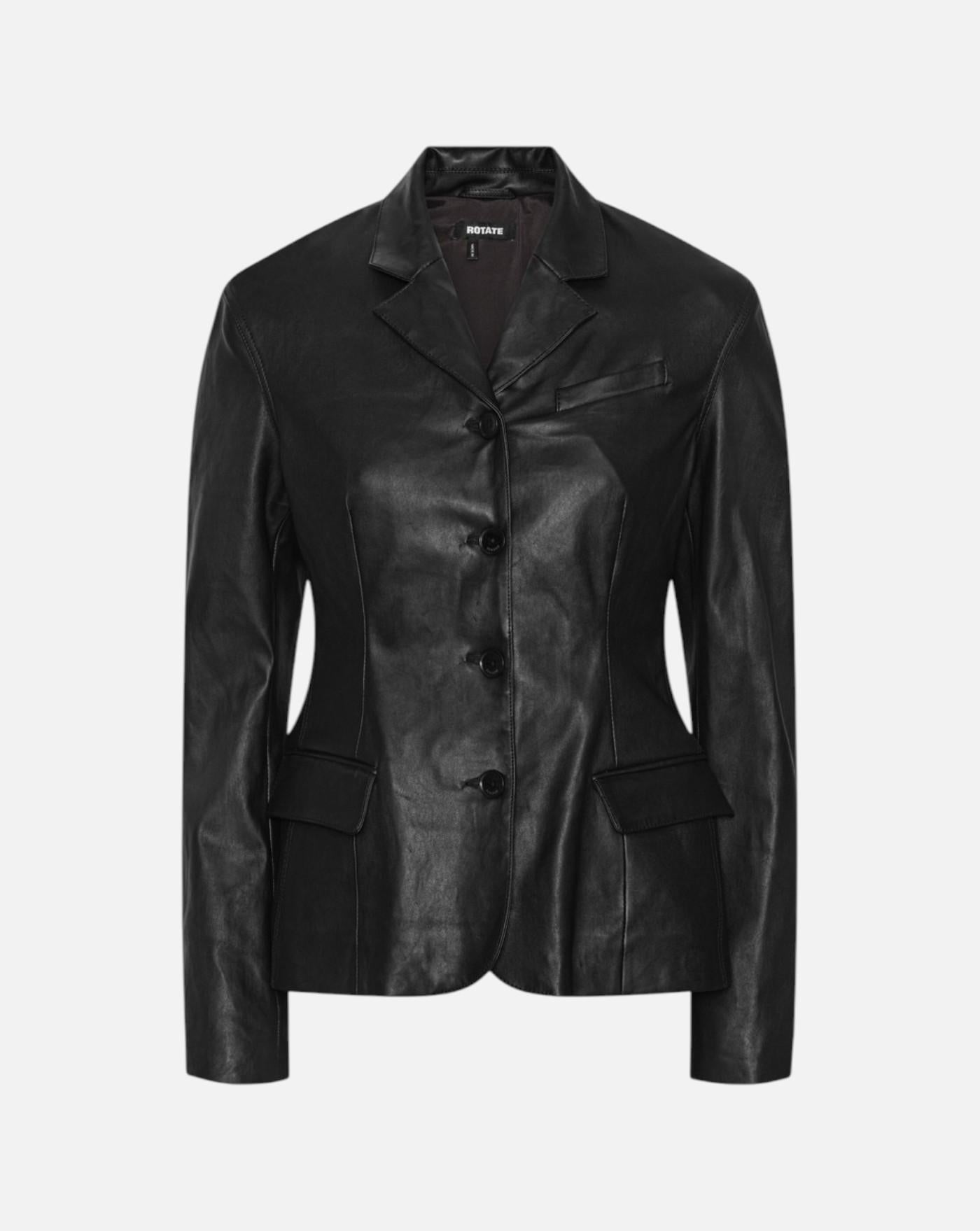 Chaqueta Rotate Fitted Leather Blazer 116570100 100 ROTATE 