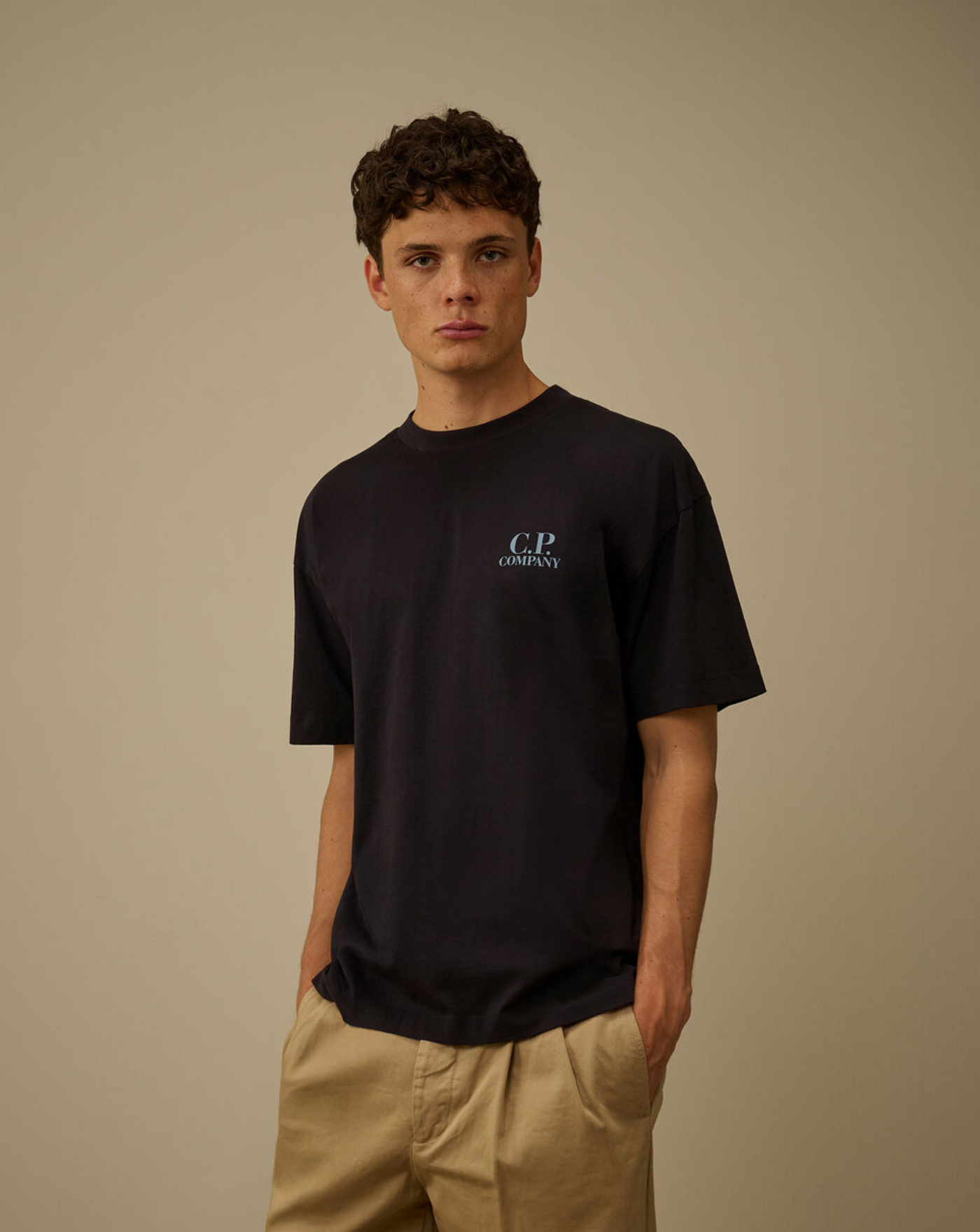 Camiseta C.P. Company 30/1 Jersey Short Sleeve Printed Graphics 20CMTS086A005100W 888 TOTAL ECLIPSE C.P. COMPANY 