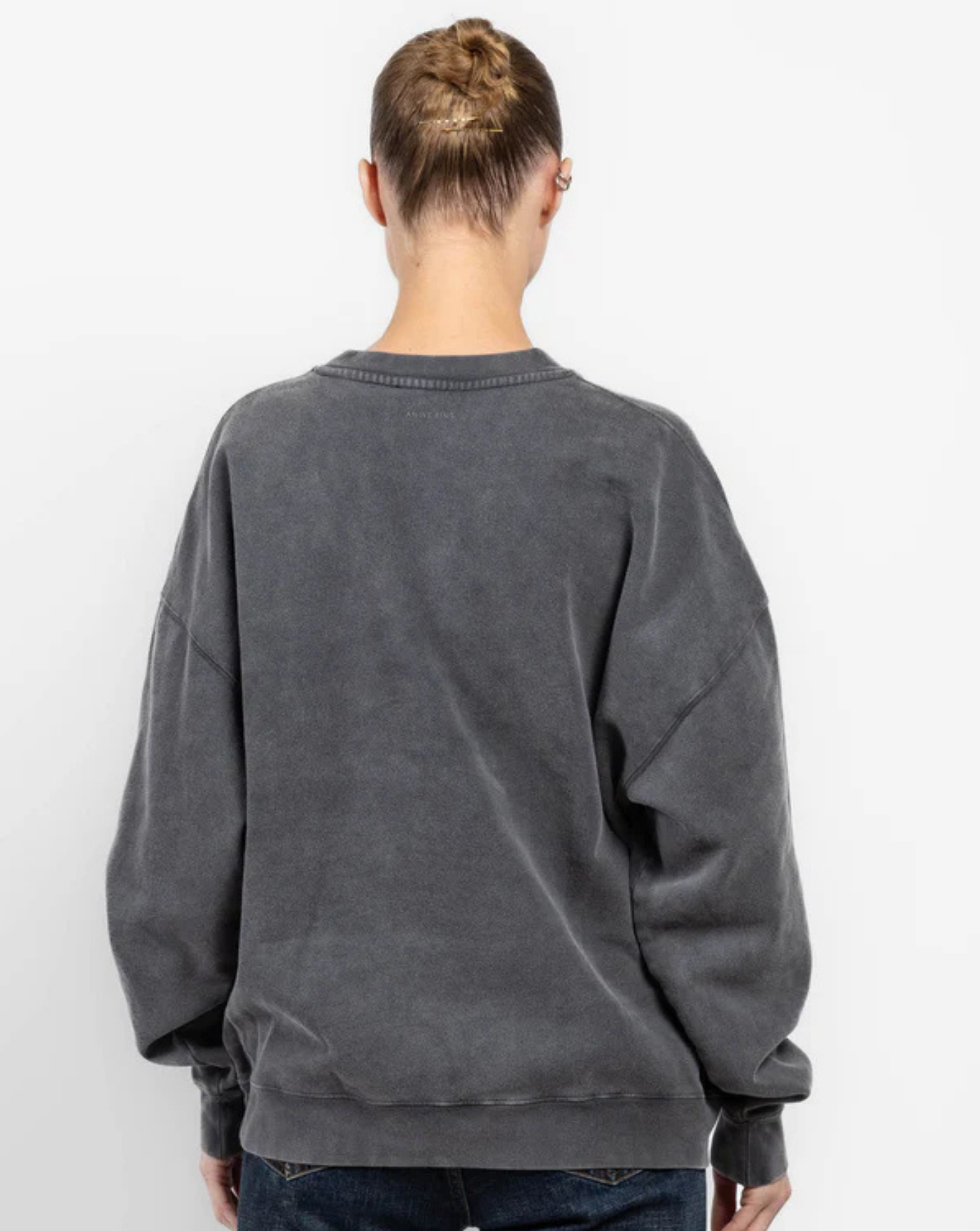 Sudadera Anine Bing Miles Sweatshirt Ny A0811728WBL1 WASHED BLACK ANINE BING 