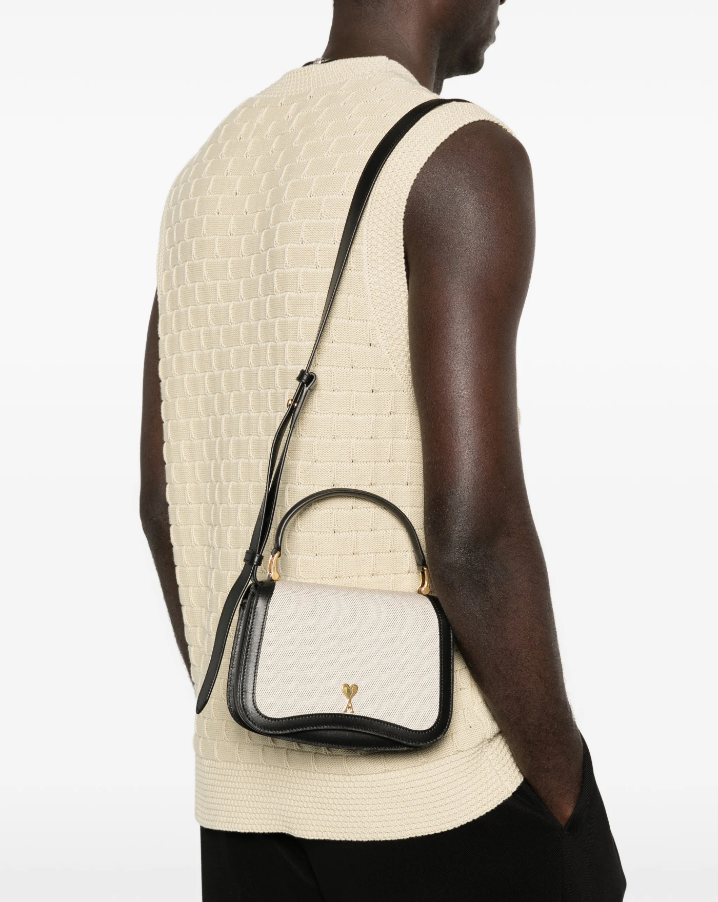 Bolso Ami Paris Top Handle Paris Bag ULL718AW0002 1360 AMI PARIS 