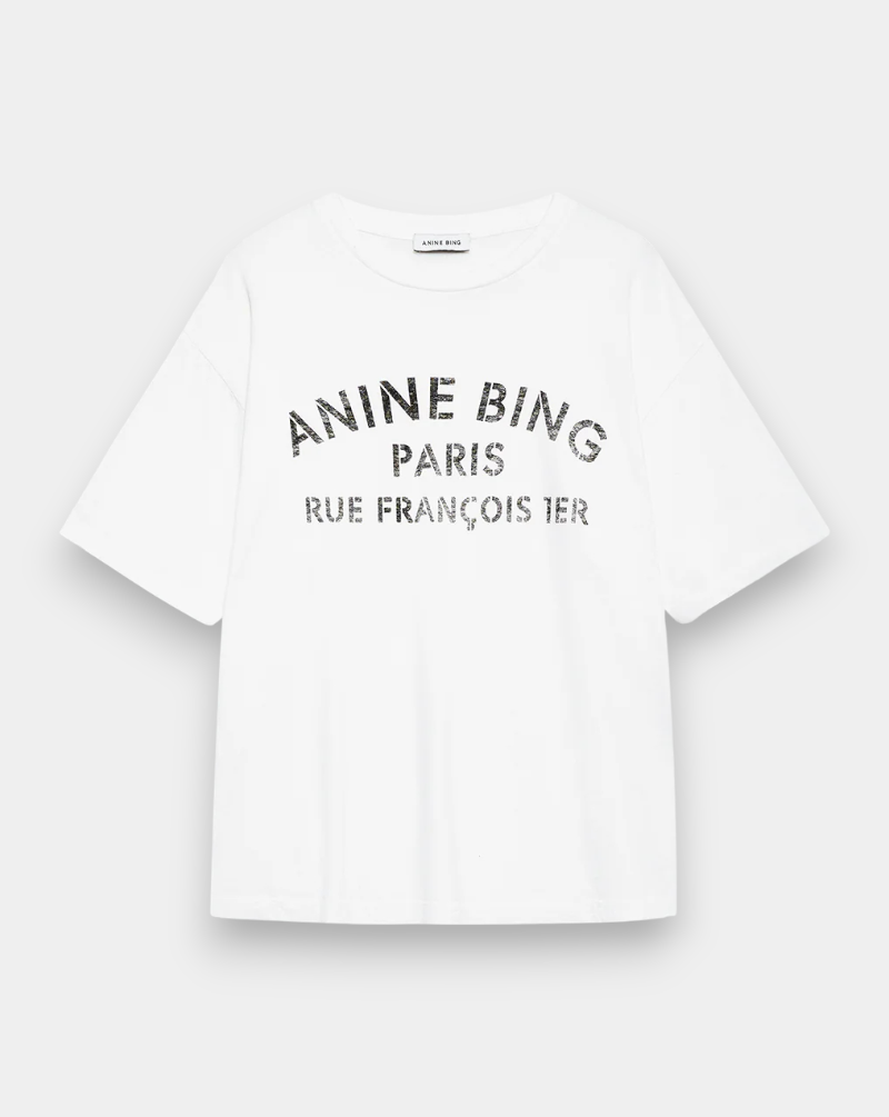 Camiseta Anine Bing Cohen A0811518IVY1 IVORY ANINE BING 