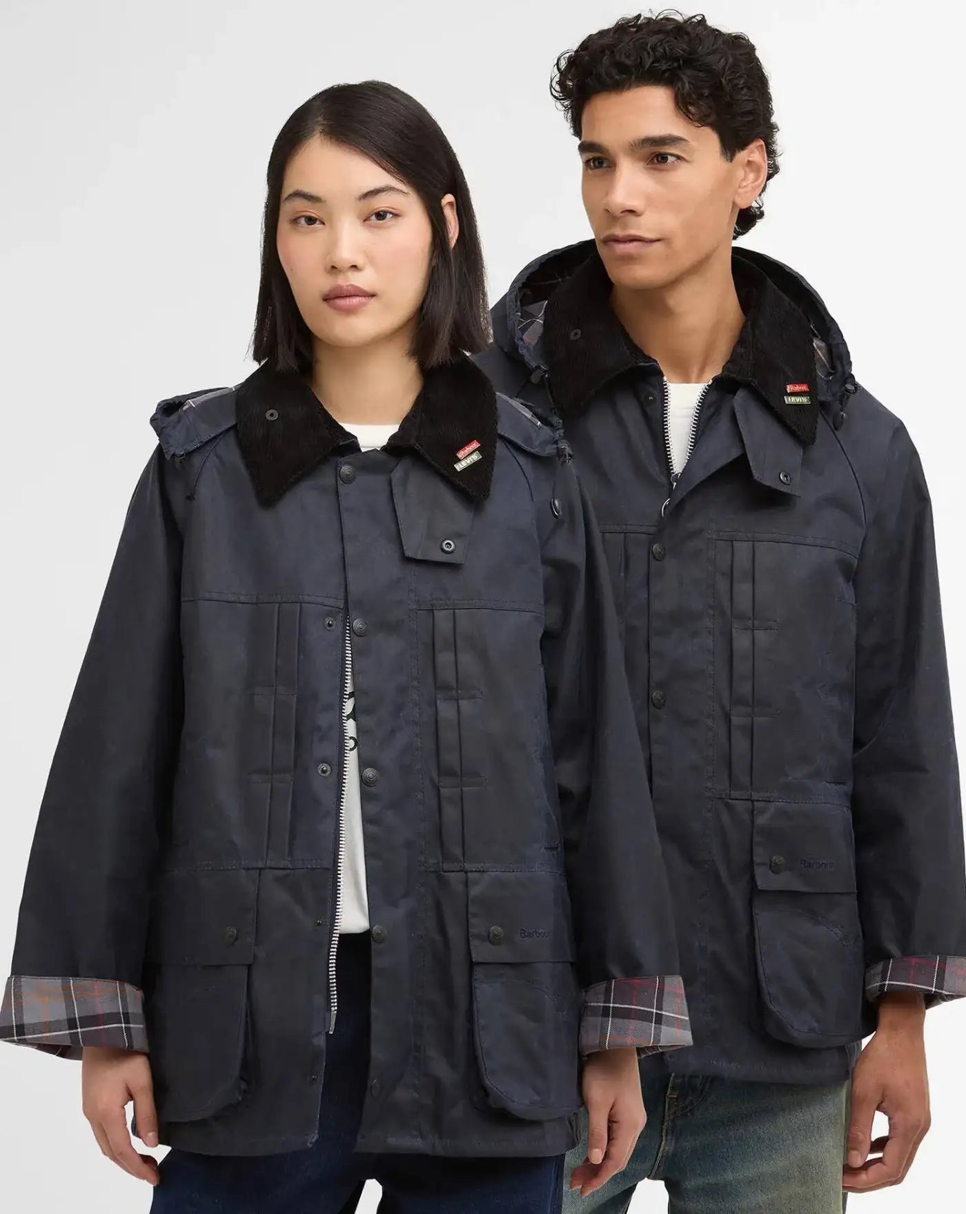 Chaqueta Barbour x Levi's Oversized Bedale Waxed Jacket MWX2510NY 71 BARBOUR 